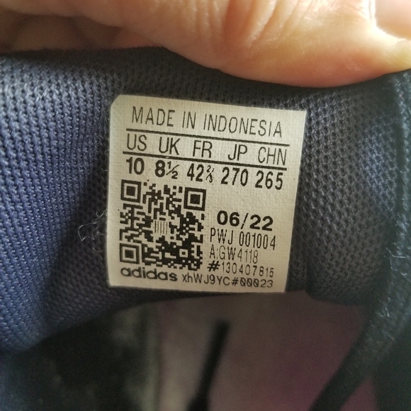 ADIDAS Duramo 10 Shoes Women's Dark Blue Sneaker Shoes Size Us10 - Picture 8 of 10